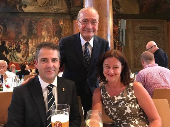 Feierlichkeiten anl&auml;sslich des 30-j&auml;hrigen Jubil&auml;ums der St&auml;dtepartnerschaft zwischen Passau und M&aacute;laga, August 2017