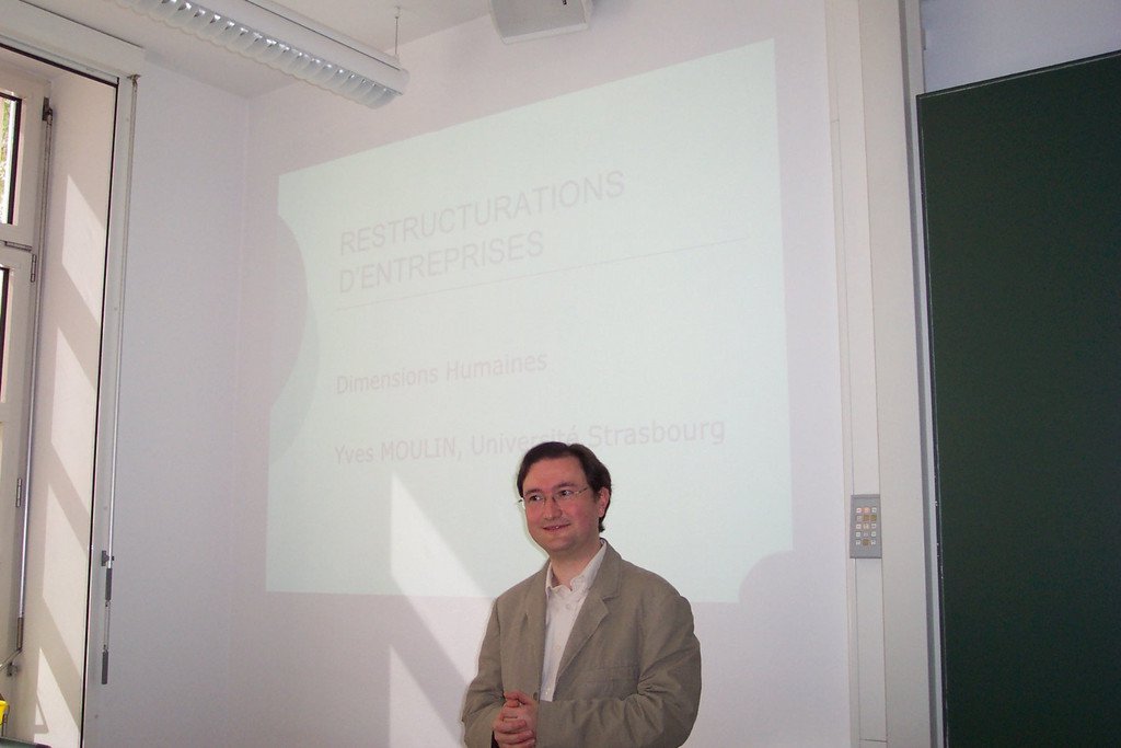 [Translate to Englisch:] Gastvortrag Dr. Yves Moulin