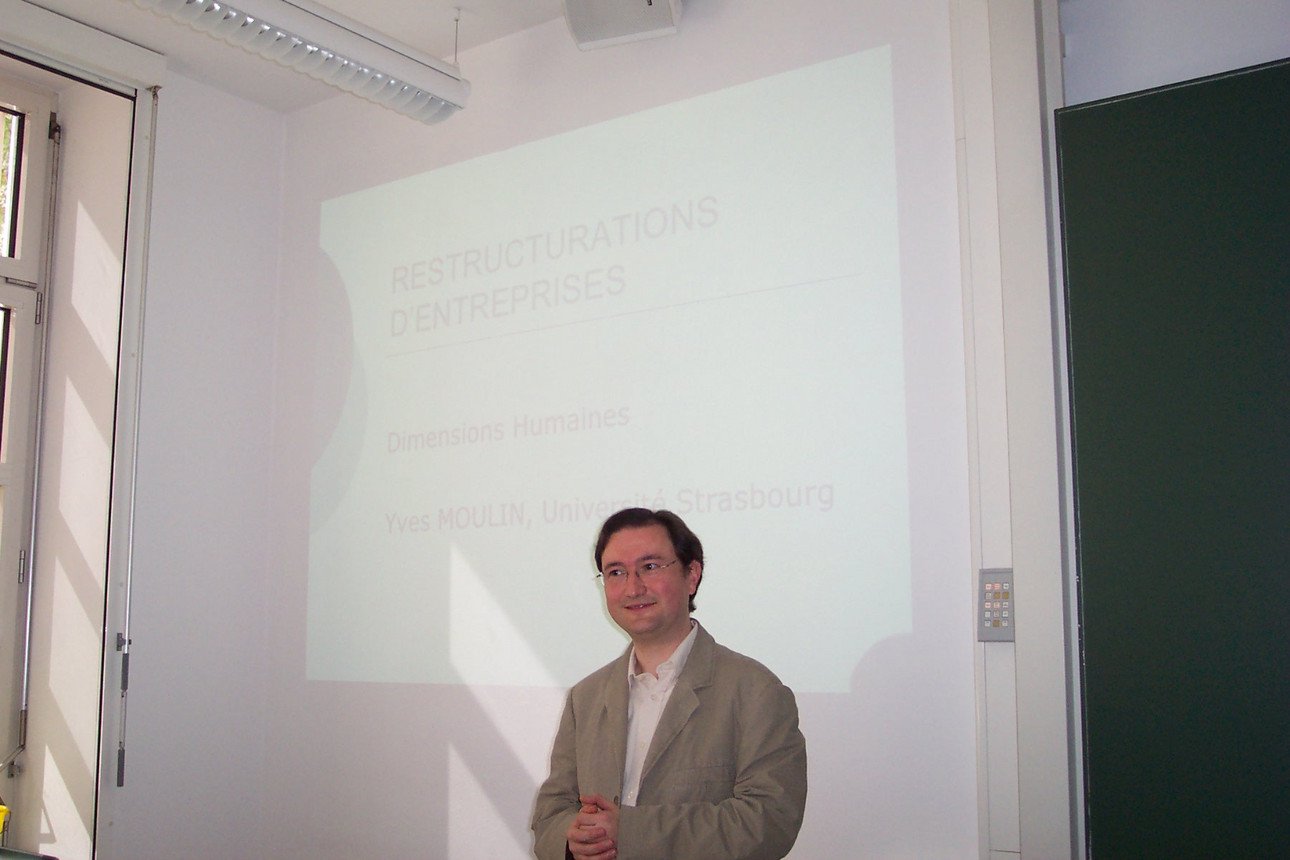 [Translate to Englisch:] Gastvortrag Dr. Yves Moulin