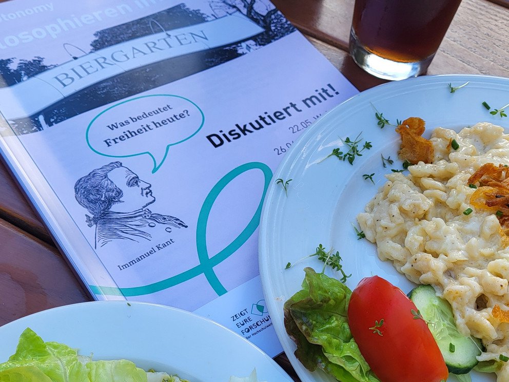 Essen im Biergarten