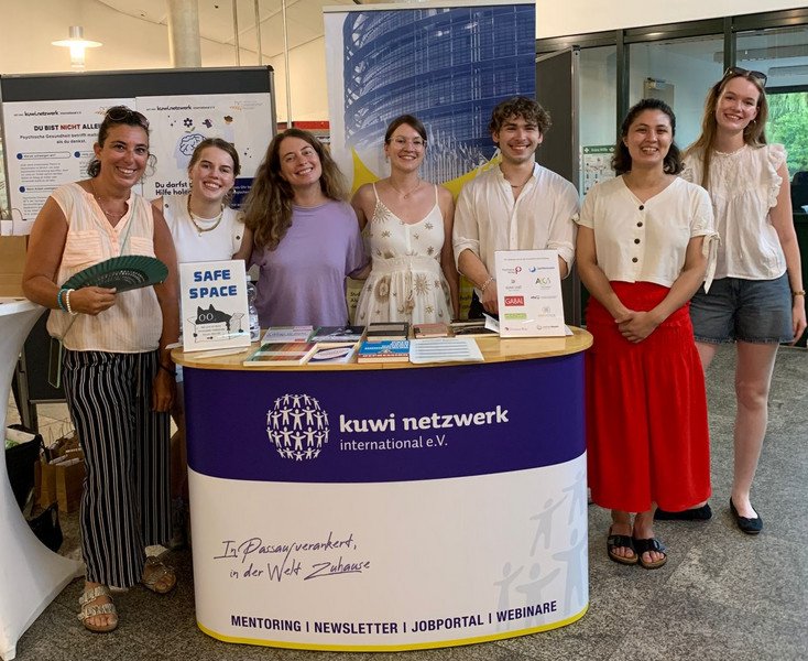 Das Mental Health Night Organisations- und Helfer-Team des kuwi netzwerks; Foto: Universität Passau
