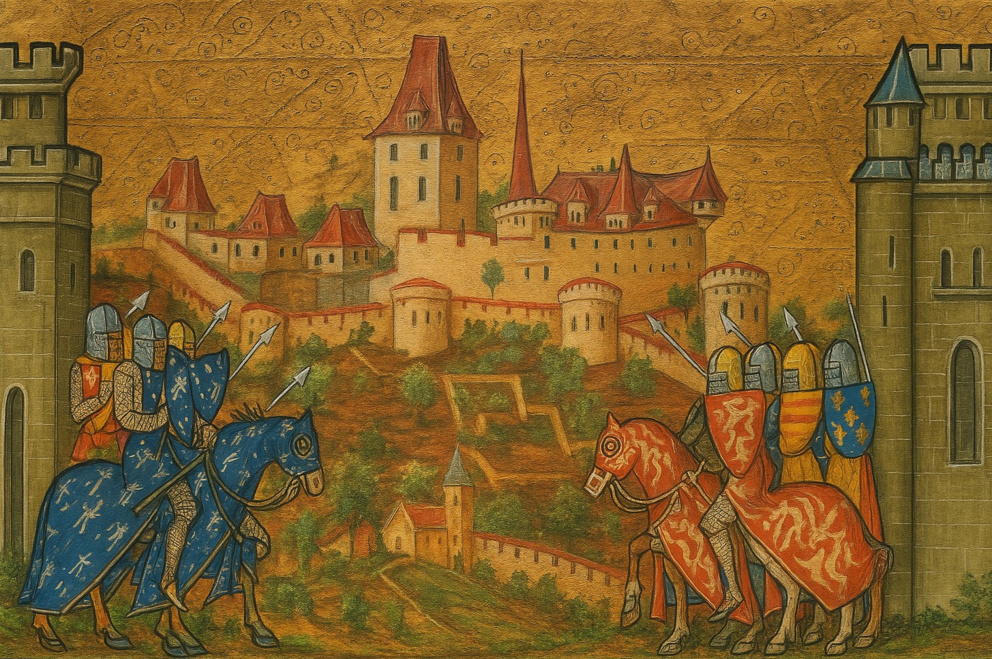 Veste Oberhaus im Mittelalter