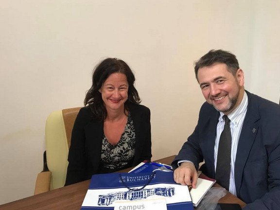 Besuch der Universit&auml;t in Bukarest, Juni 2017