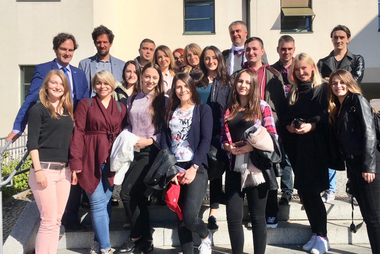 Visit by German Studies students at the University of Sarajevo