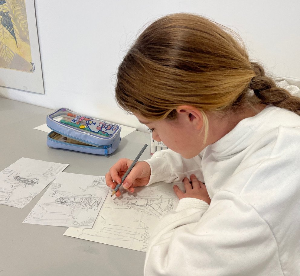 Beim Zeichnen der Panels