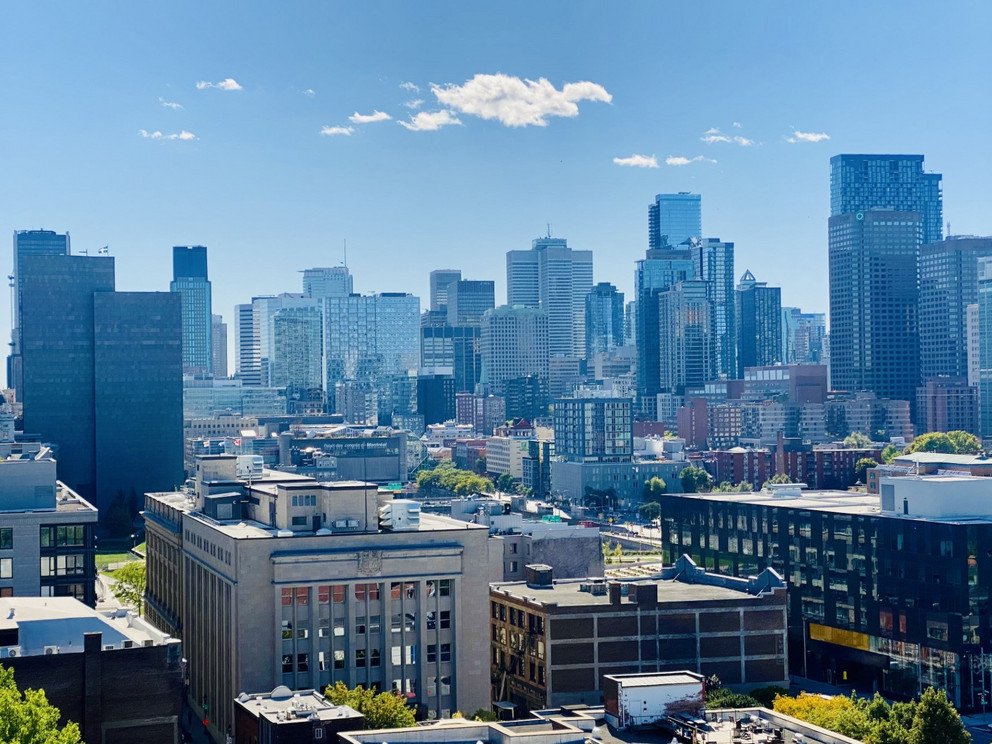 Skyline of Montr&eacute;al