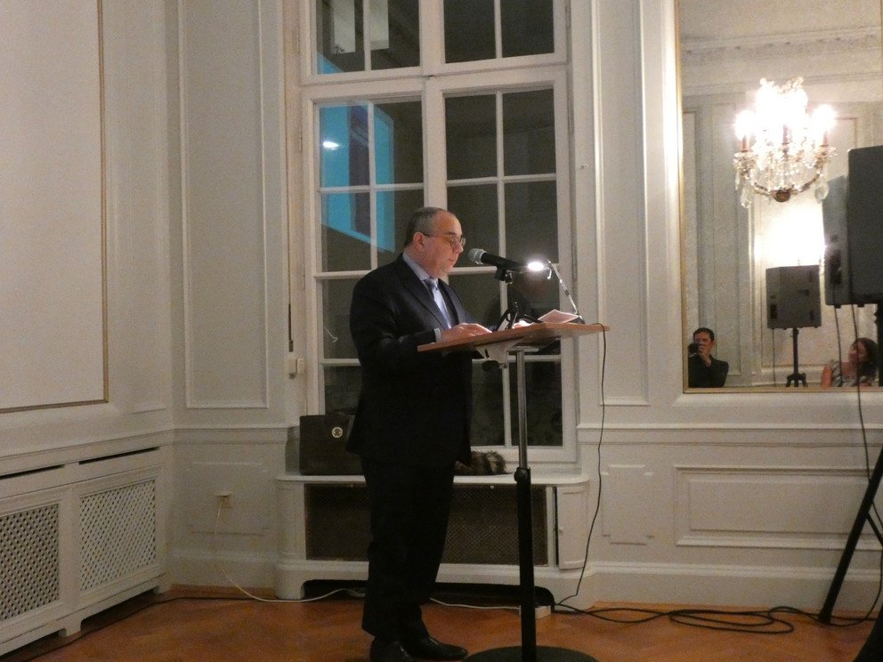 Gru&szlig;worte des franz&ouml;sischen Generalkonsuls Pierre Lanapats 