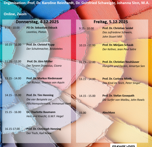 Beispiele in der Praktischen Philosophie