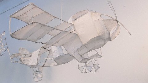 Flugk&ouml;rper aus Draht und Papier