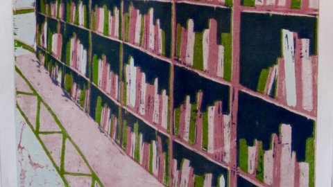 Bild eines Buchregals