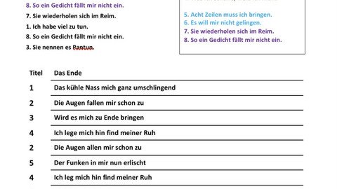 Texte und Literatur