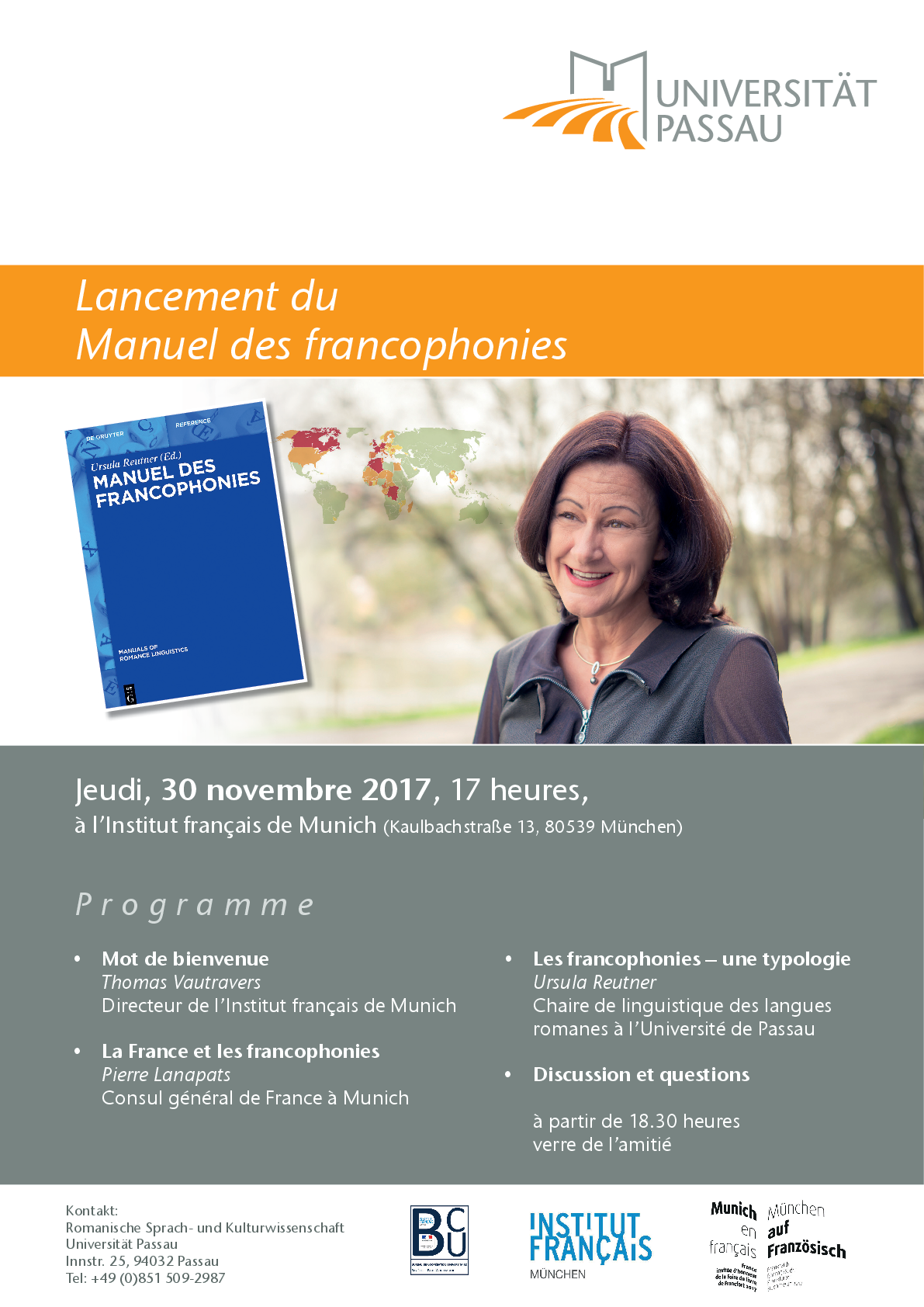 Buchpr&auml;sentation "Manuel des francophonies"