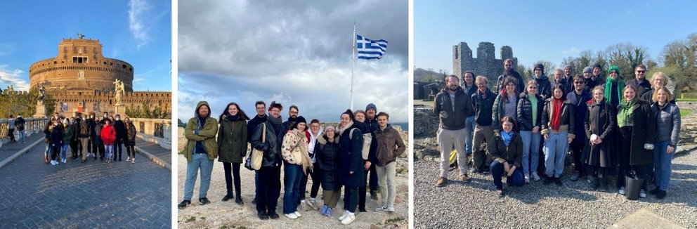 Fotos der Exkursionen nach Rom, Athen und Irland