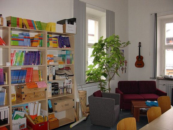 Raum und Materialien der Lernwerkstatt Religionsunterricht