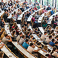Studierende der Universität Passau im Hörsaal