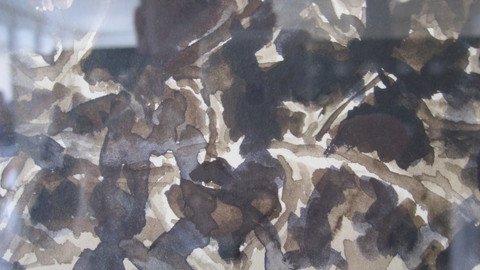 abstraktes Bild in Braunt&ouml;nen