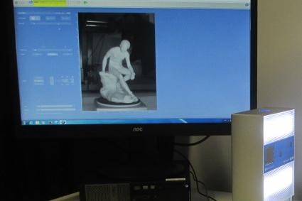 3D-Scanner im Labor für Kulturgutdigitalisierung
