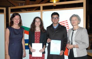 Verleihung desPreises des Deutschen Akademischen Austauschdienstes (DAAD) an Kanishka Ghosh Dastidar, Oktober 2016