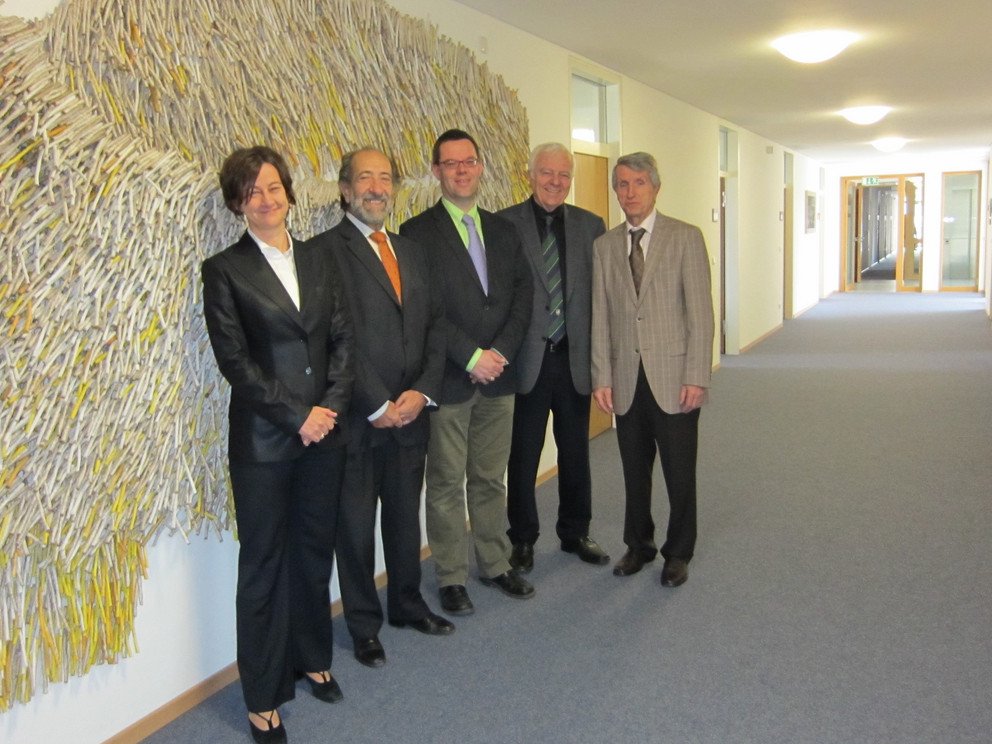 Besuch von Roberto Raimondo in Passau &ndash; mit Ursula Reutner, Werner Gamerith, Klaus Dirscherl und Walter Schweitzer