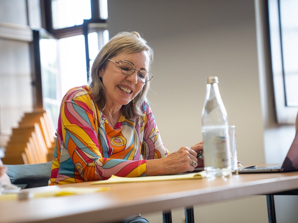 Female participant speaking