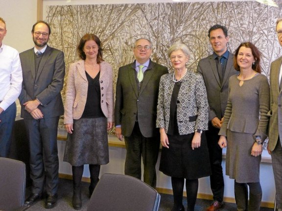 Besuch des franz&ouml;sischen Generalkonsuls Pierre Lanapats, Januar 2018