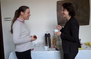 Kaffepause (D. Schmelzer, S. Hartwig)