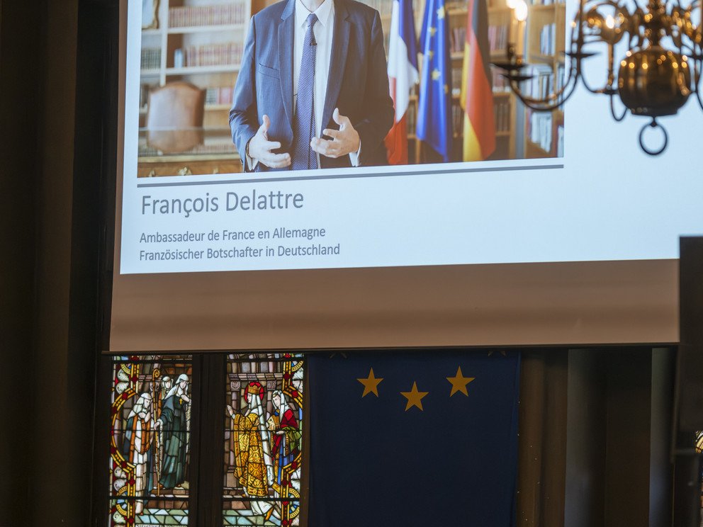 Es spricht der franz&ouml;sische Botschafter in Deutschland (Delattre).