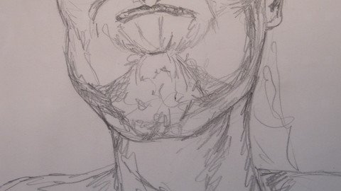 Zeichnung eines Gesichts