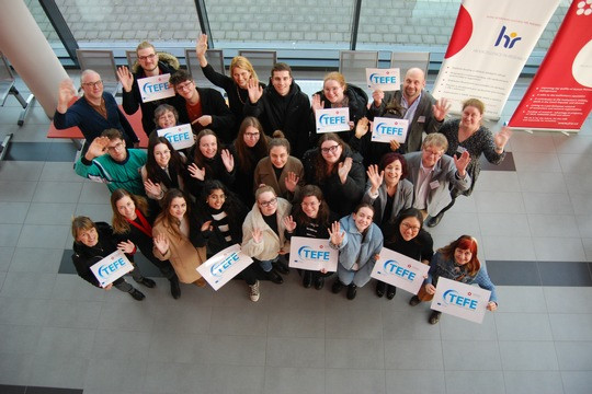 Die Teilnehmerinnen und Teilnehmer des ersten „Blended Intensive Programme“ in Budweis. Foto: Südböhmische Universität Budweis 