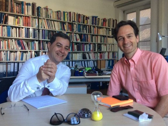 Besuch von Claudio Blanchart in Passau &ndash; im Gespr&auml;ch mit Christoph Barmeyer