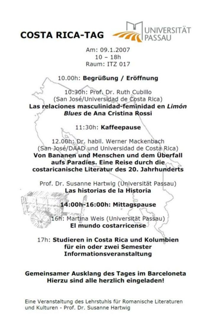 Plakat zum D&iacute;a de Costa Rica