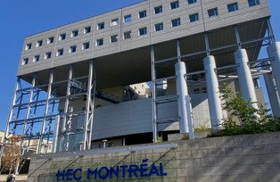 Facade of the HEC Montréal