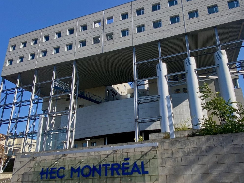 Facade of the HEC Montr&eacute;al
