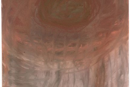 CAPUT MORTUUM III, Pastellkreide auf Papier 70 x 50 cm