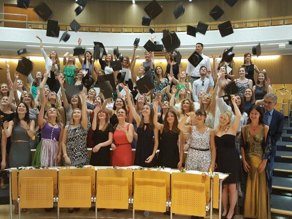 Examensfeier des Departments Kulturraumstudien, Juli 2016