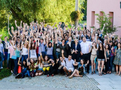 Er&ouml;ffnung der German Courses Passau, August 2014