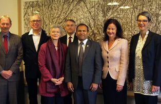Besuch des indischen Generalkonsuls Sugandh Rajaram, Juni 2017