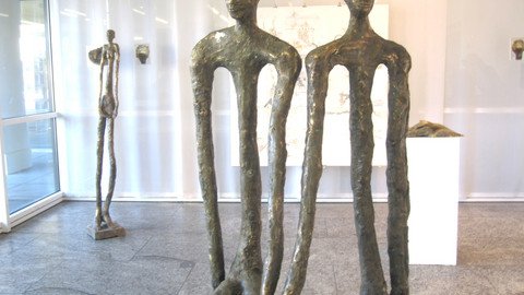Skulptur abstrakte Figuren