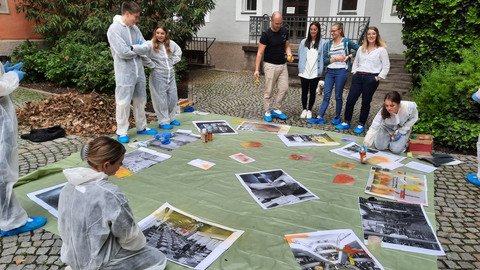 Jesus in unserer Stadt: JesuSprayer in Passau