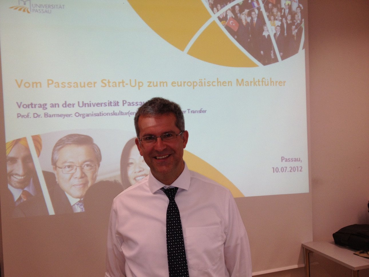 [Translate to Englisch:] Gastvortrag Dr. Fritz Audebert