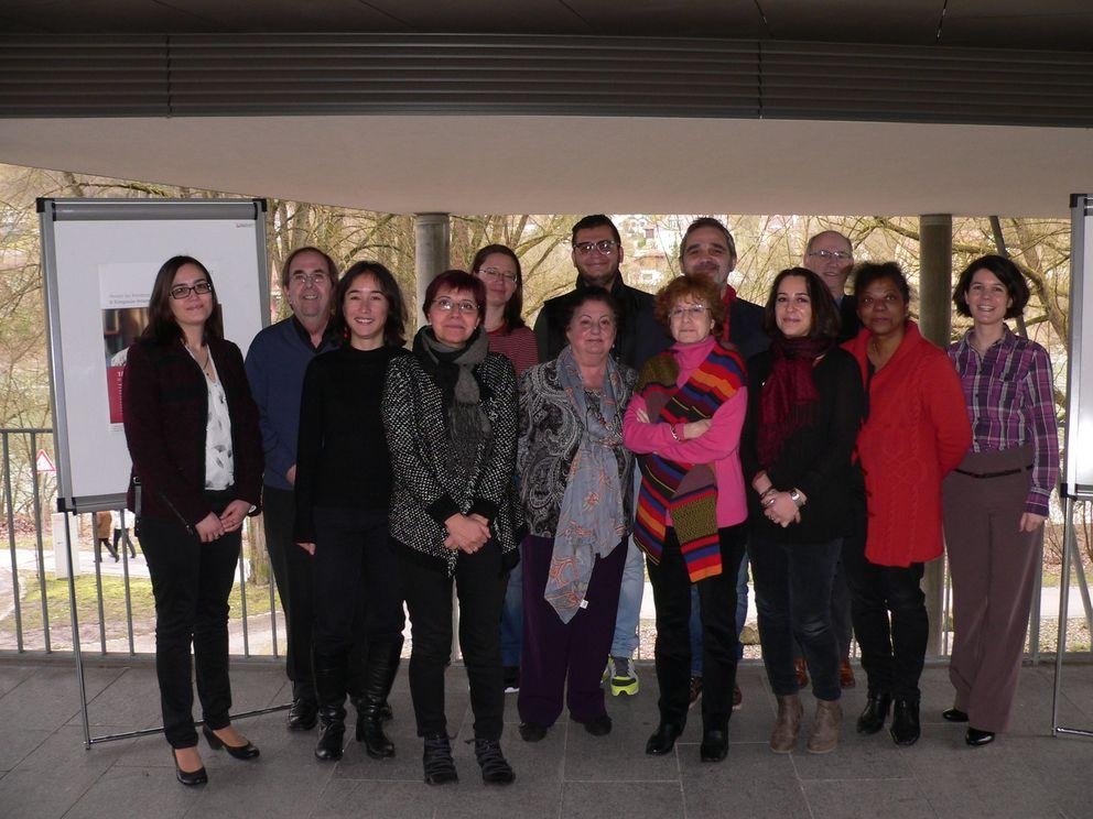 Hinten (von links nach rechts): L. Garc&iacute;a-Manso, J. F. Garc&iacute;a Bascu&ntilde;ana, D. Omlor, S. Wilk, &Oacute;. H. Mej&iacute;a Blanco, &Iacute;. Amo Gonz&aacute;lez, F. Nieto; vorne: B. Coca M&eacute;ndez, &Aacute;. Santa, A. Piquer Desvaux, M. Gauthier-Dub&eacute;dat, C. Benestroff, M. Leuzinger