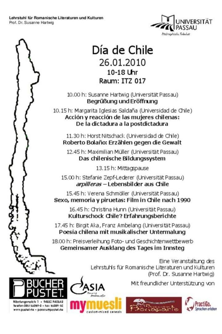 Plakat zum D&iacute;a de Chile