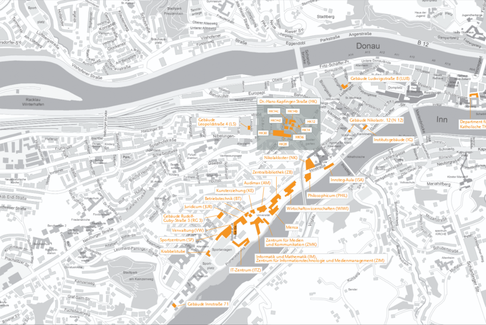 Lageplan Geb&auml;ude HK16