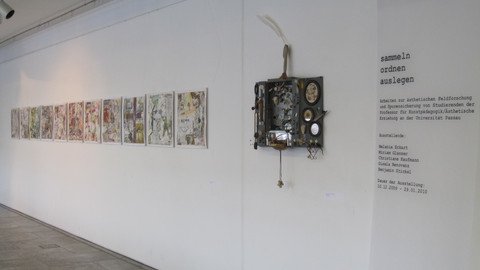 Sammeln, ordnen, auslegen